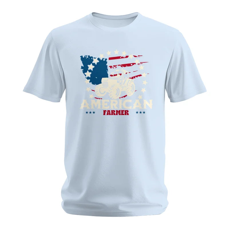 Proud To Be An American Farmer Citizen Veteran - Unisex Softstyle T-Shirt