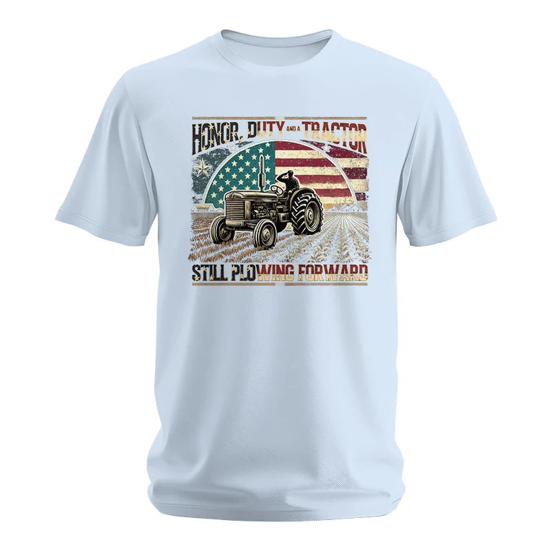 Veteran Farmer Honor Duty And A Tractor 1 - Unisex Softstyle T-Shirt