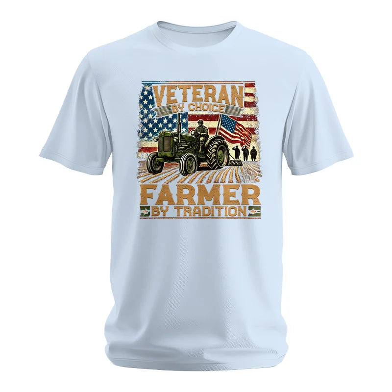 Image of Veteran Farmer Veteran By Choice_Farmer By Tradition - Unisex Softstyle T-Shirt