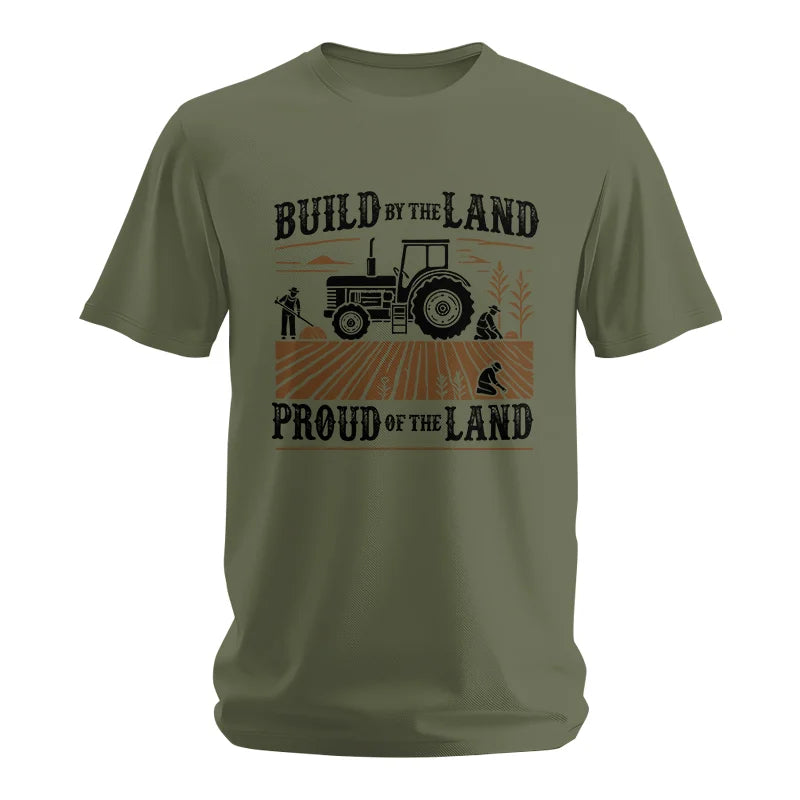 Image of Built By The Land_Proud Of The Land - Unisex Softstyle T-Shirt