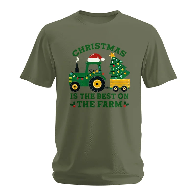 Christmas Is The Best On The Farm - Unisex Softstyle T-Shirt