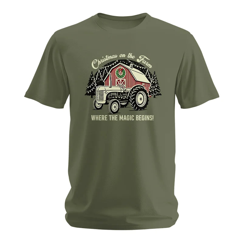 Christmas on the Farm Where the Magic Begins! 3 - Unisex Softstyle T-Shirt