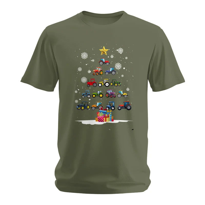 Image of Christmas Tractor Tree - Unisex Softstyle T-Shirt