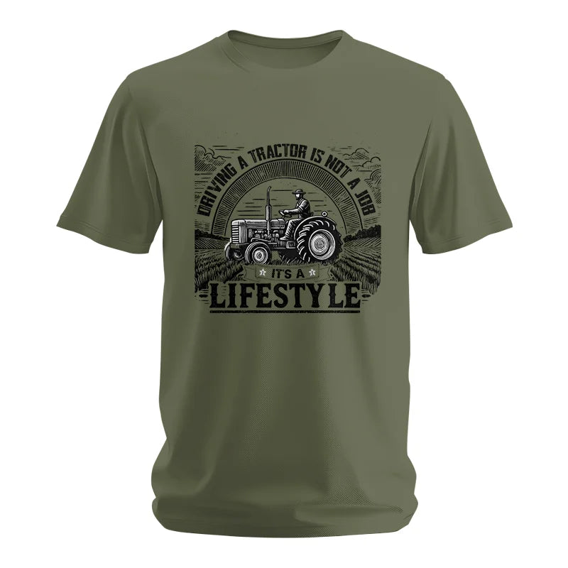 Driving A Tractor Not A Job A Lifestyle - Unisex Softstyle T-Shirt