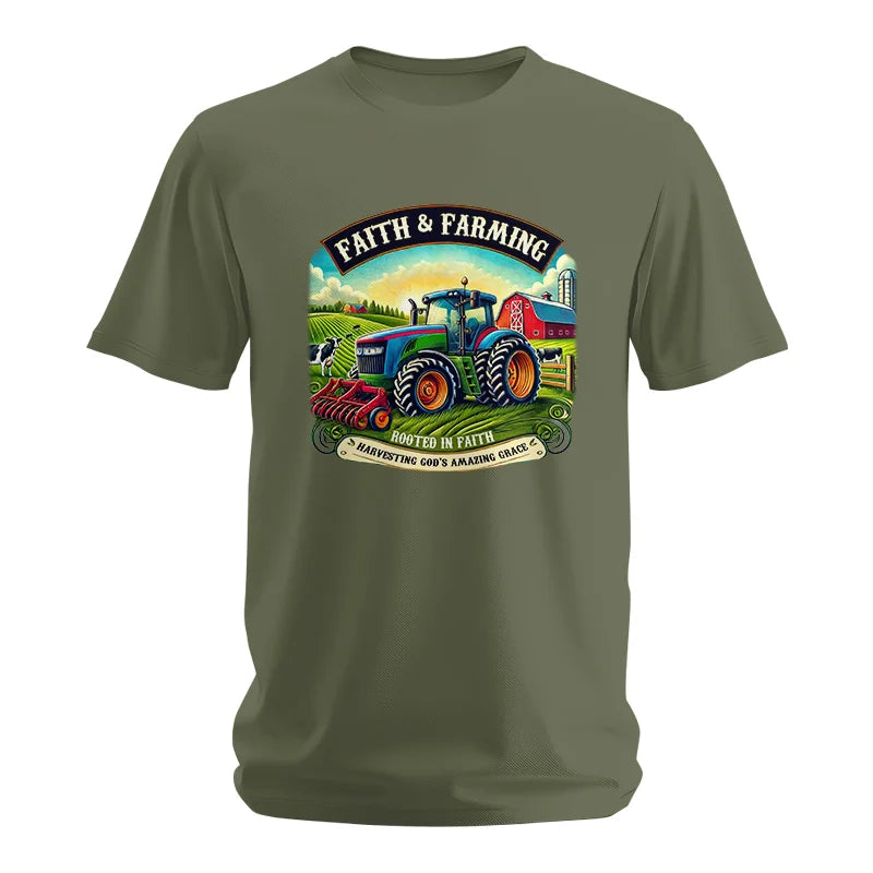 Image of Faith And Farming 2 - Unisex Softstyle T-Shirt