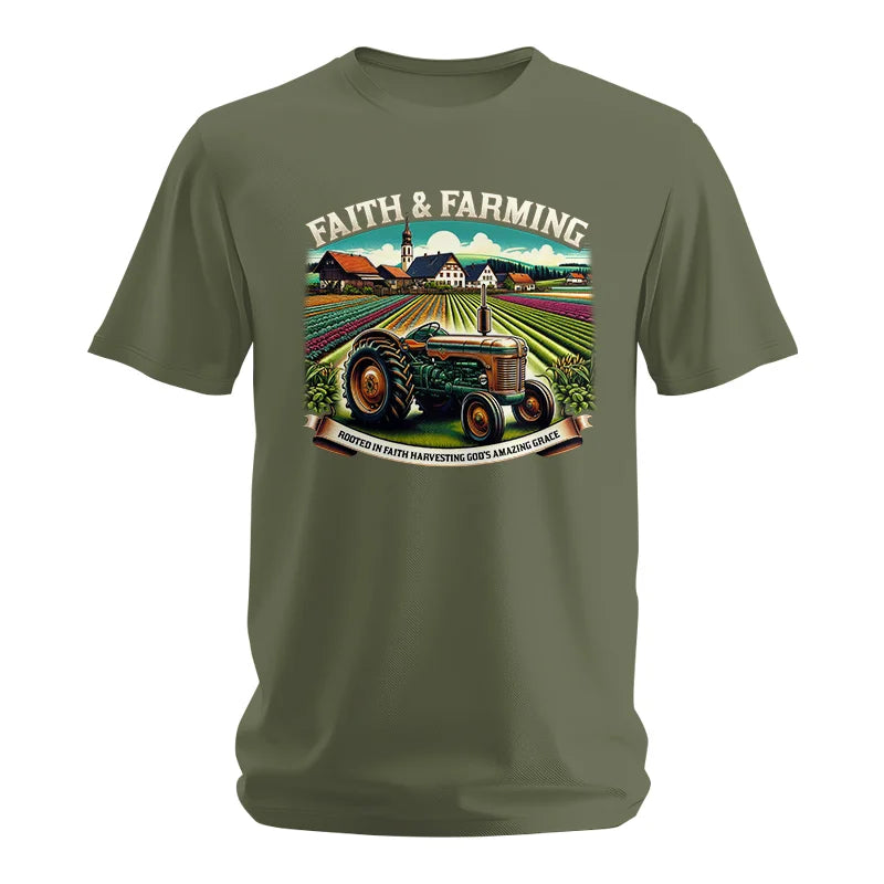 Image of Faith And Farming 4 - Unisex Softstyle T-Shirt