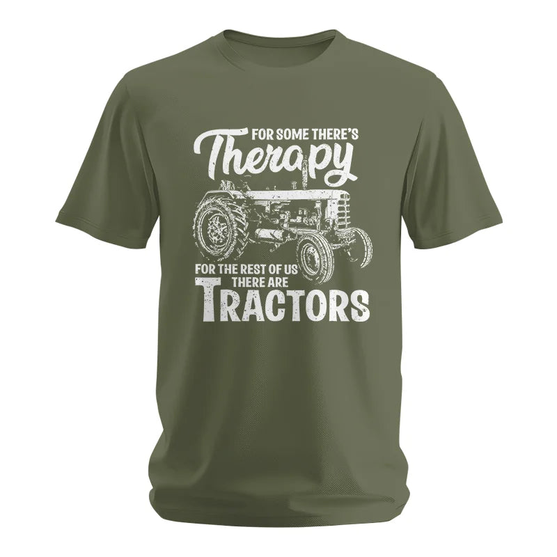 Funny Farmer Therapy Vintage Tractor Lover - Unisex Softstyle T-Shirt