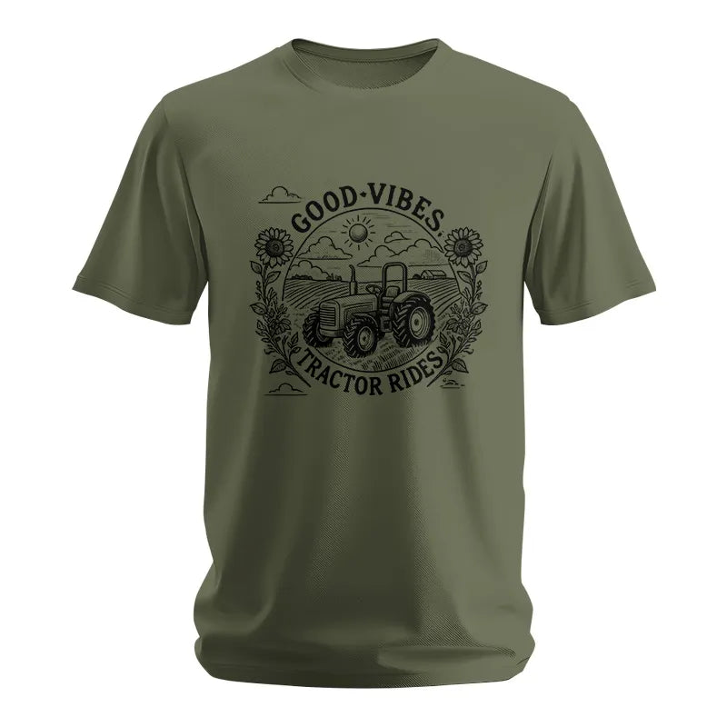 Image of Good Vibes Tractor Rides - Unisex Softstyle T-Shirt