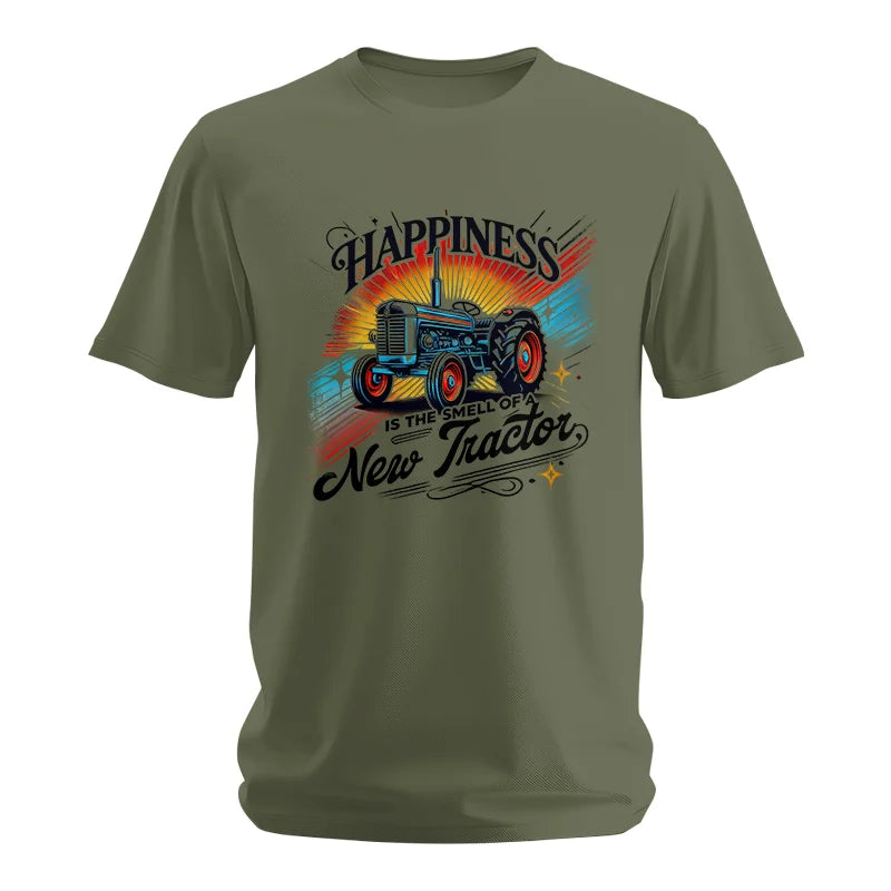 Happiness Is The Smell Of A New Tractor - Unisex Softstyle T-Shirt