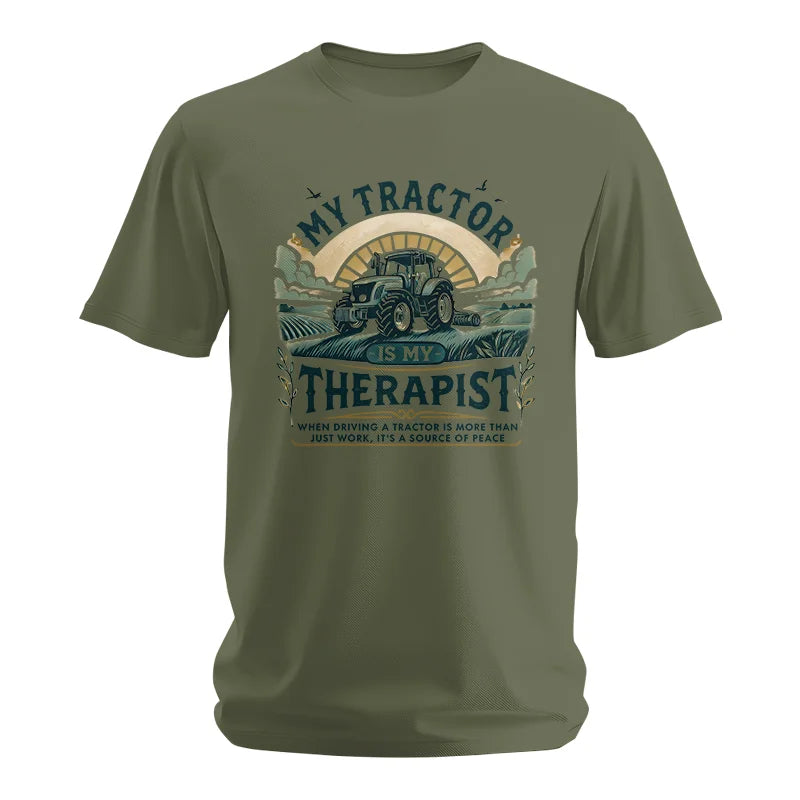 My Tractor Is My Therapist - Unisex Softstyle T-Shirt