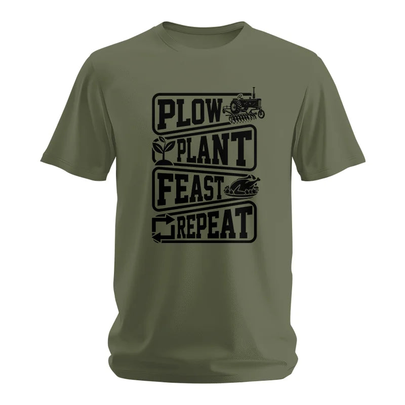 Image of Plow Plant Feast Repeat 1 - Unisex Softstyle T-Shirt