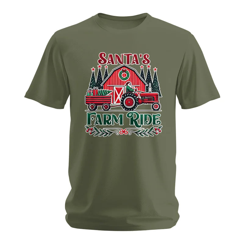 Santa's Farm Ride 1 - Unisex Softstyle T-Shirt