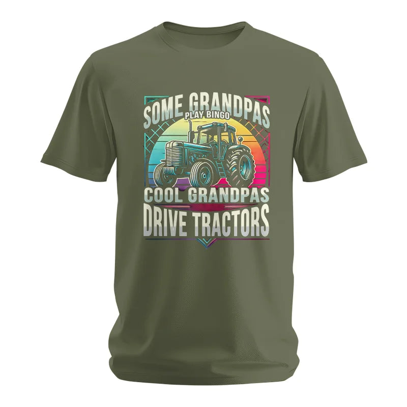 Some Grandpas Play Bingo_Cool Grandpas Drive Tractors - Unisex Softstyle T-Shirt