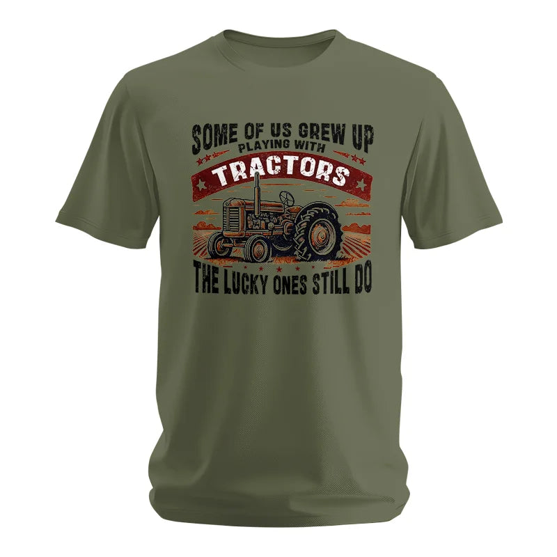 Some Of Us Grew Up Playing With Tractors 2 - Unisex Softstyle T-Shirt