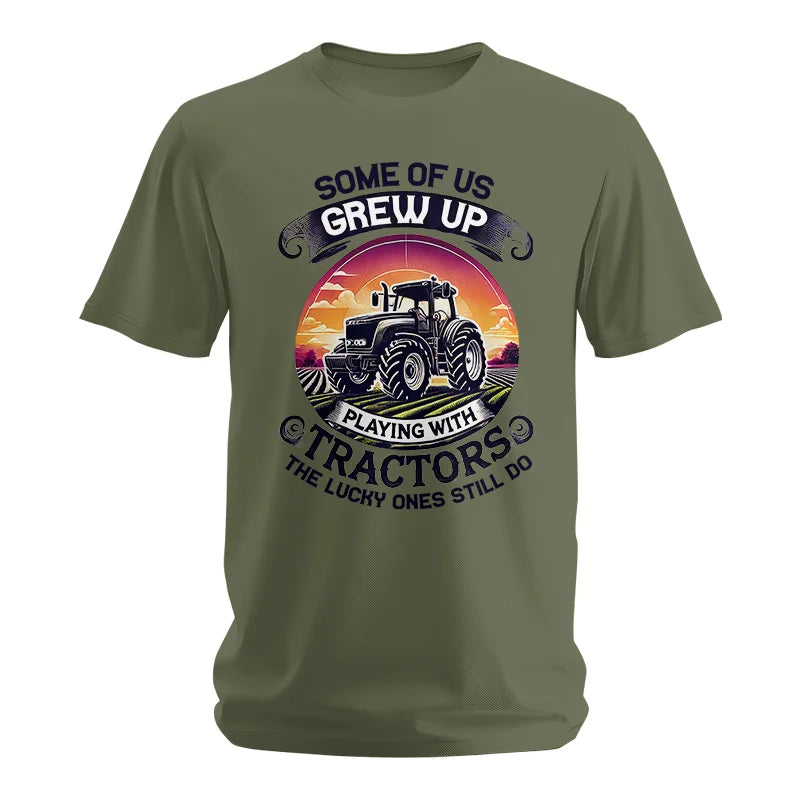 Some Of Us Grew Up Playing With Tractors 4 - Unisex Softstyle T-Shirt