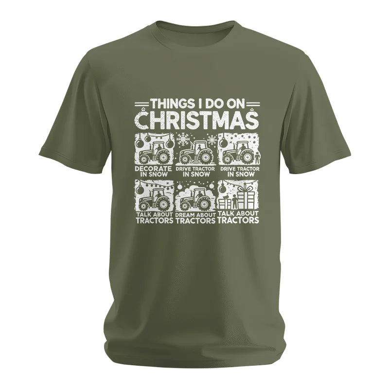 Things I Do On Christmas - Unisex Softstyle T-Shirt