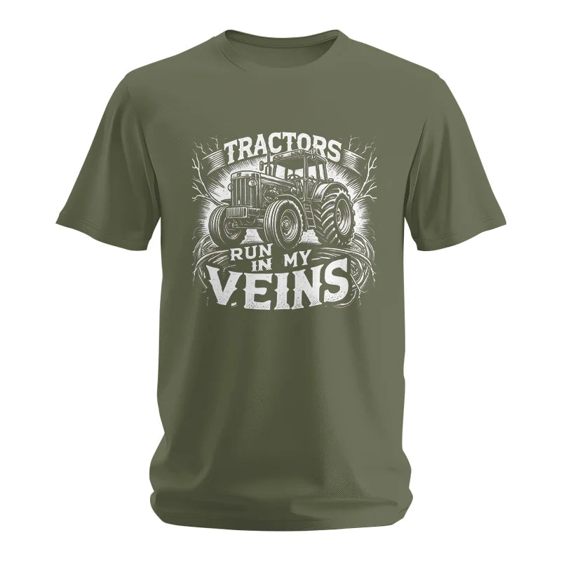 Image of Tractors Run In My Veins - Unisex Softstyle T-Shirt