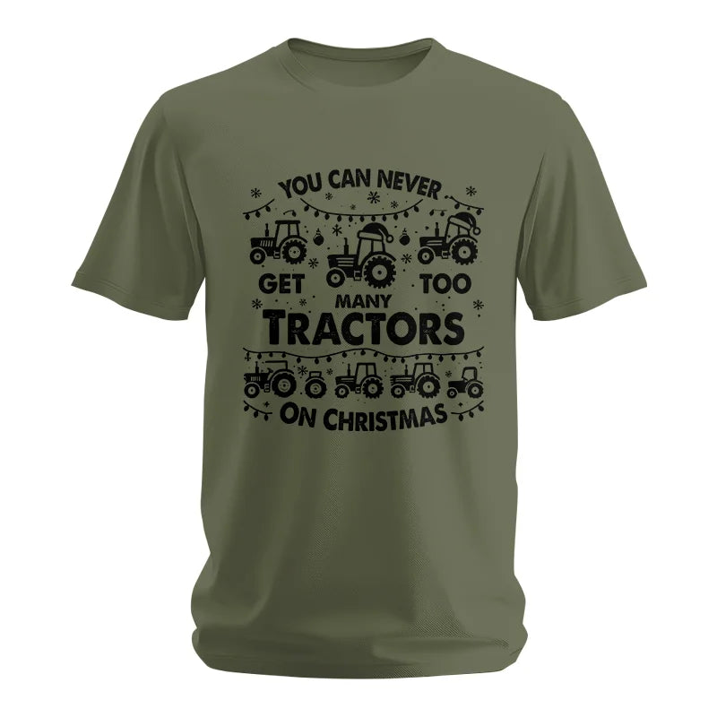 Image of You Can Never Get Too Many Tractors On Christmas - Unisex Softstyle T-Shirt