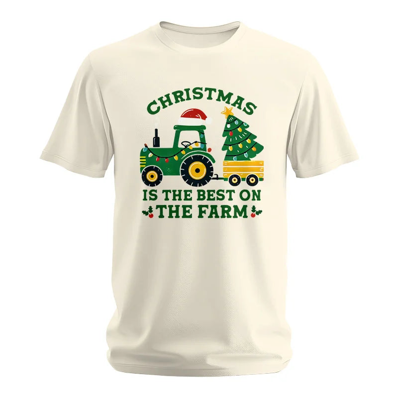 Christmas Is The Best On The Farm - Unisex Softstyle T-Shirt