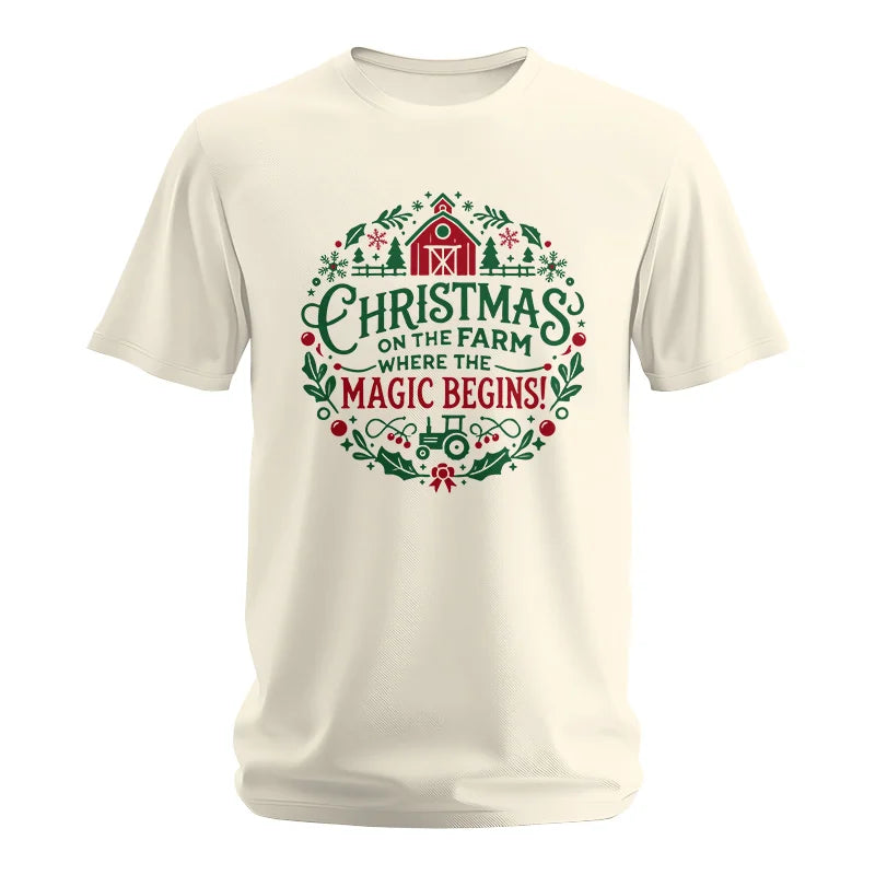 Christmas on the Farm Where the Magic Begins! 2 - Unisex Softstyle T-Shirt