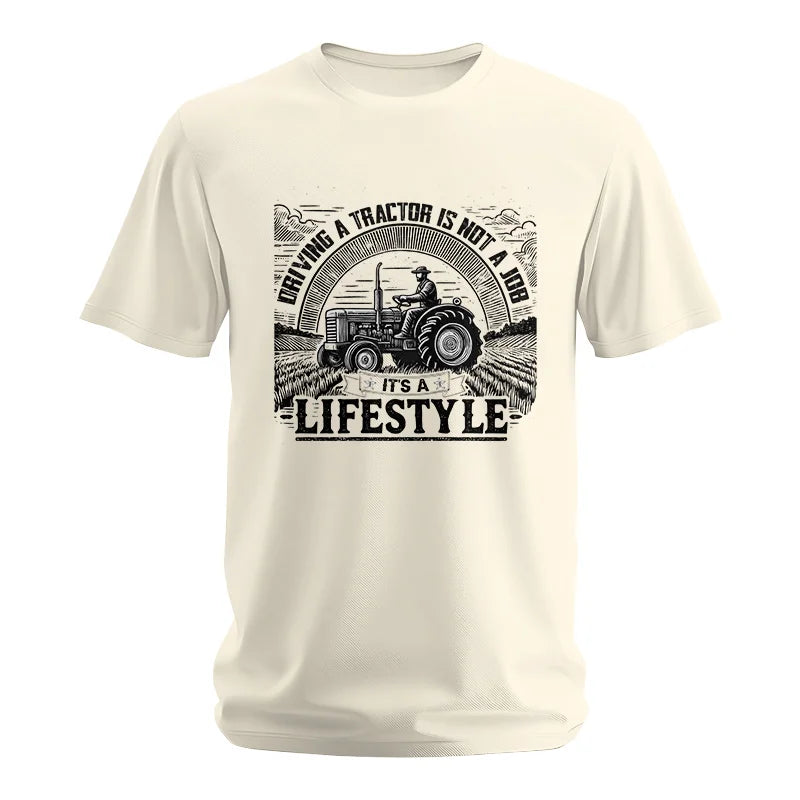 Image of Driving A Tractor Not A Job A Lifestyle - Unisex Softstyle T-Shirt