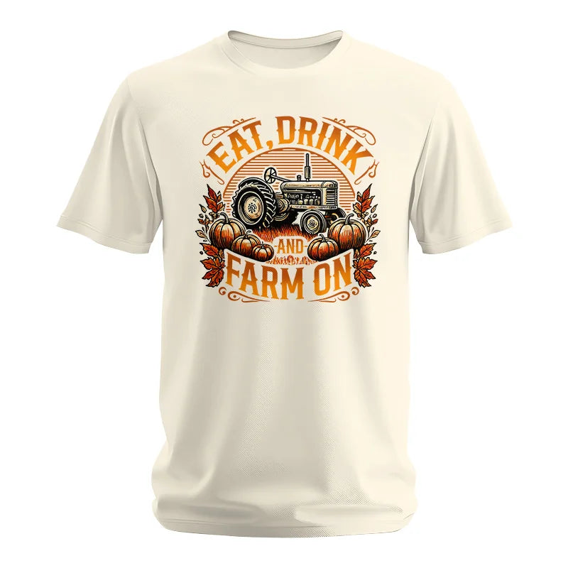 Eat Drink and Farm On 2 - Unisex Softstyle T-Shirt