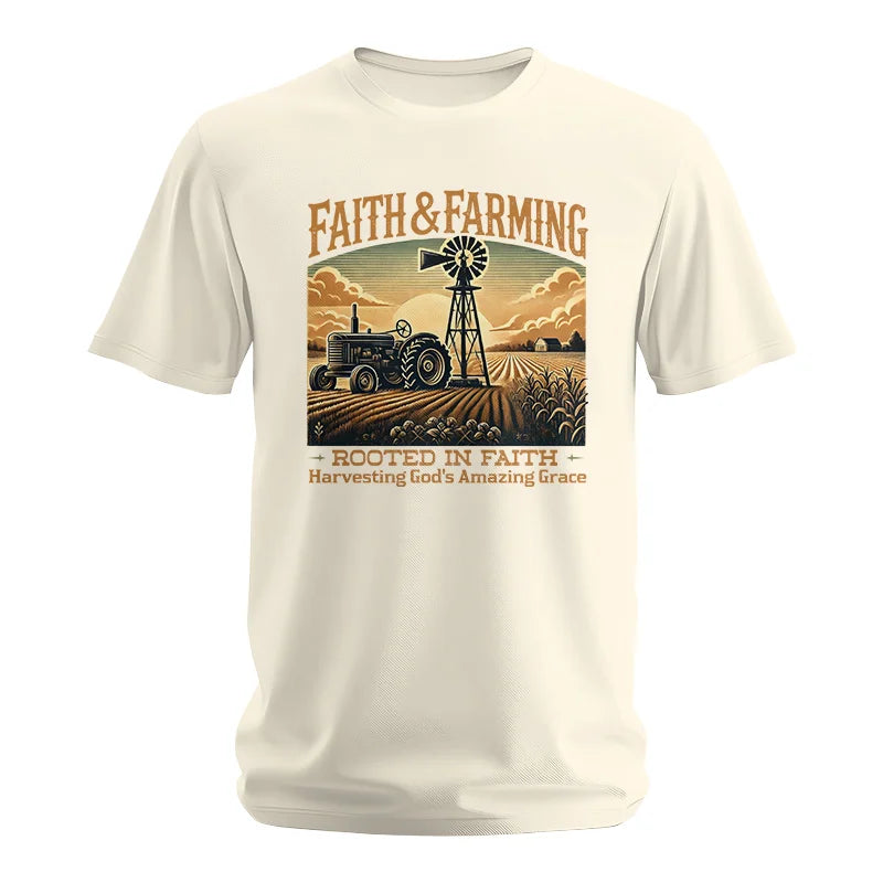 Faith And Farming 3 - Unisex Softstyle T-Shirt