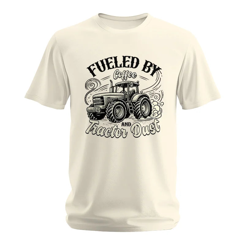 Image of Fueled By Coffee And Tractor Dust 2 - Unisex Softstyle T-Shirt