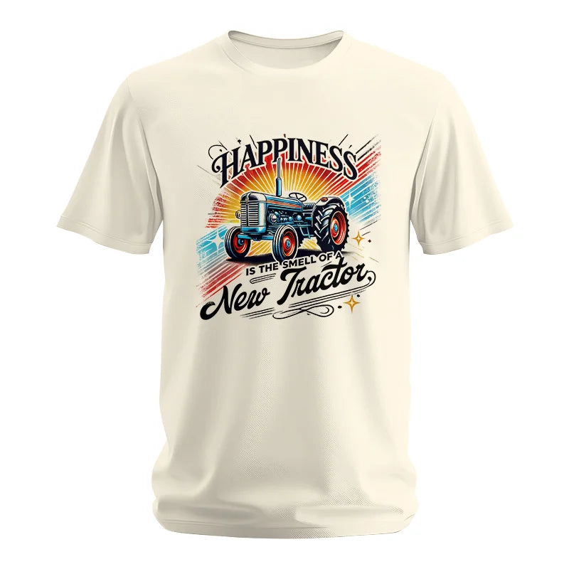 Image of Happiness Is The Smell Of A New Tractor - Unisex Softstyle T-Shirt