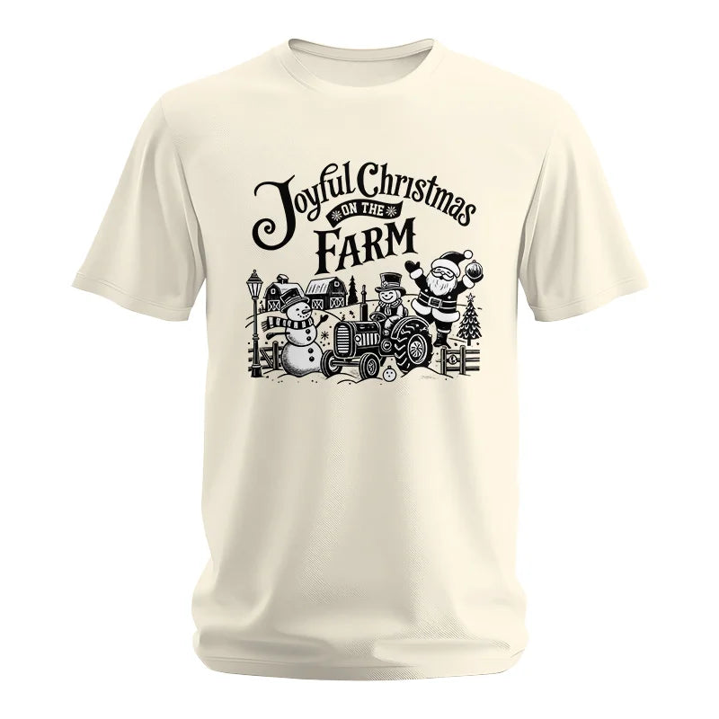 Image of Joyful Christmas On The Farm 1 - Unisex Softstyle T-Shirt