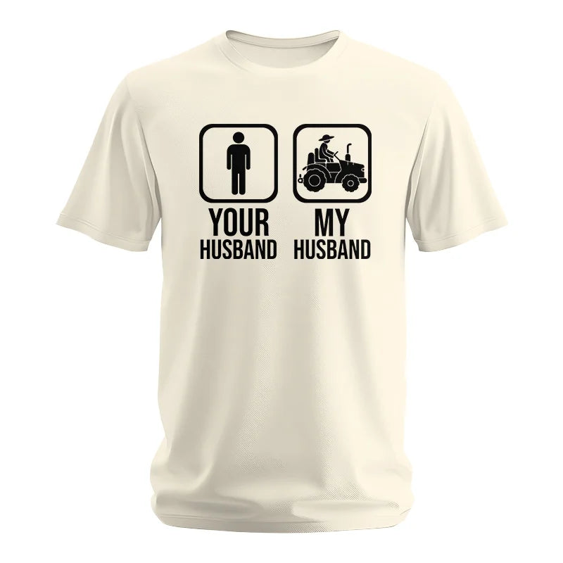 My Husband Is Cooler Than Yours Funny Farm Tractor 2 - Unisex Softstyle T-Shirt