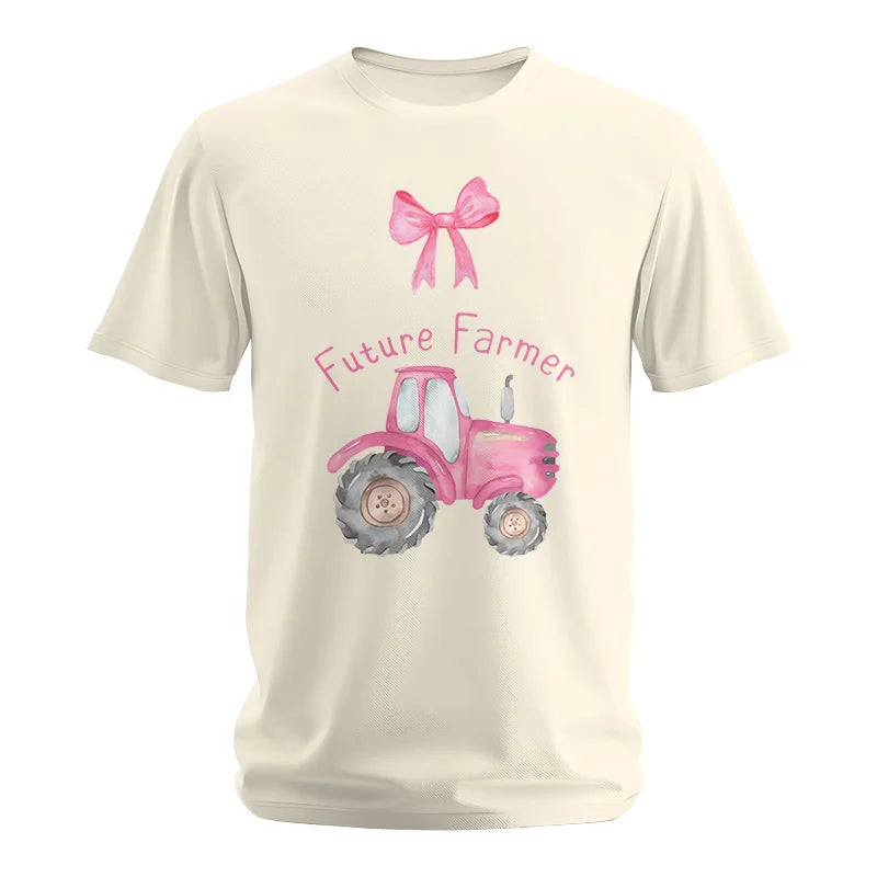 Pink Tractor For Future Farmer - Unisex Softstyle T-Shirt