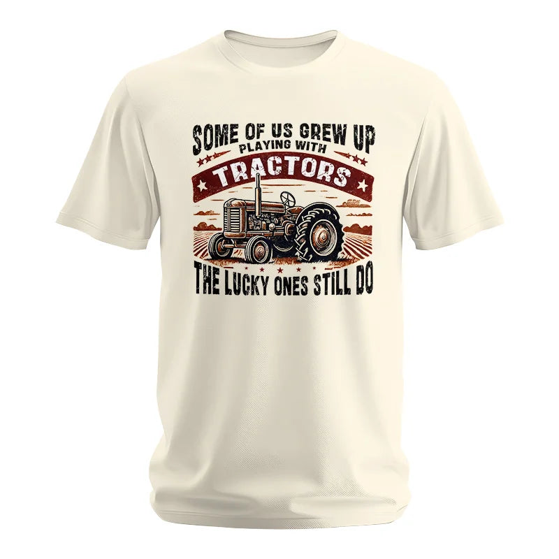 Some Of Us Grew Up Playing With Tractors 2 - Unisex Softstyle T-Shirt