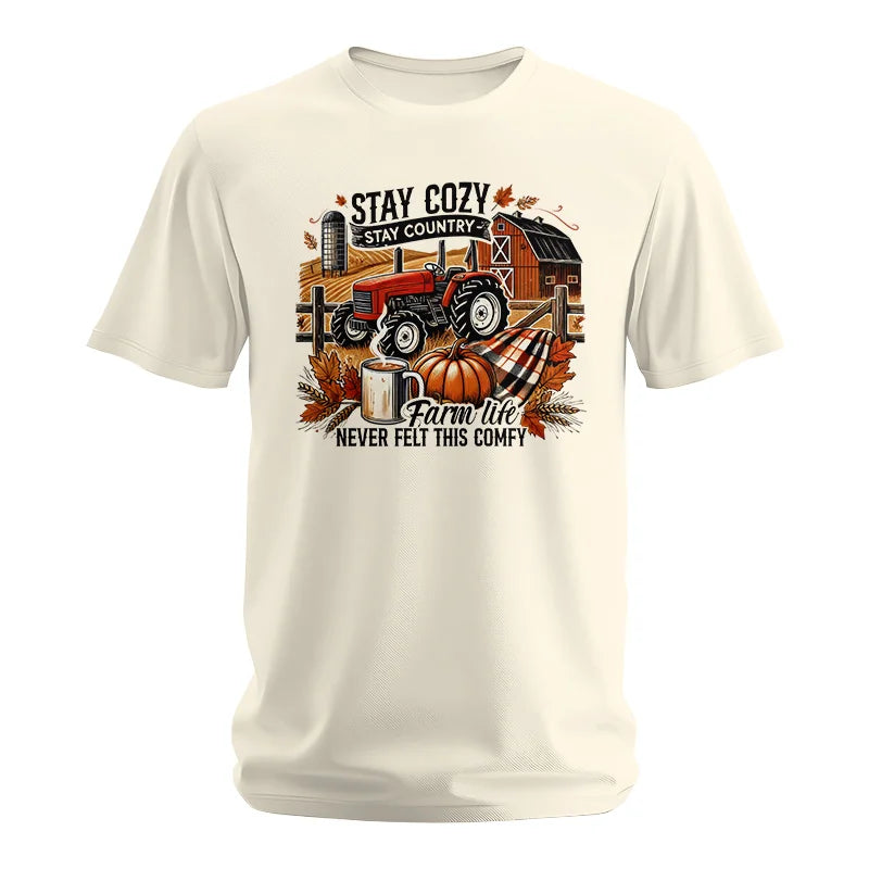 Stay Cozy_Stay Country_Farm Life Never Felt This Comfy - Unisex Softstyle T-Shirt