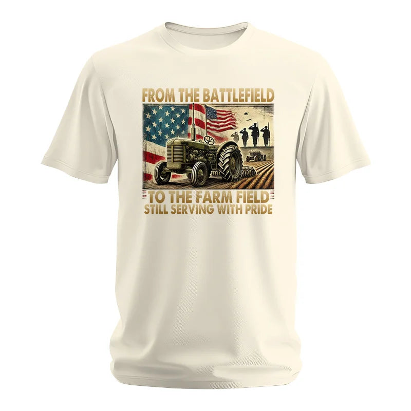 Veteran Farmer From The Battlefield To The Farm Field 1 - Unisex Softstyle T-Shirt