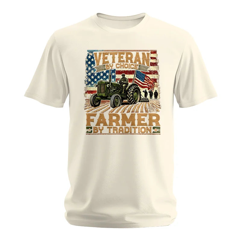 Veteran Farmer Veteran By Choice_Farmer By Tradition - Unisex Softstyle T-Shirt