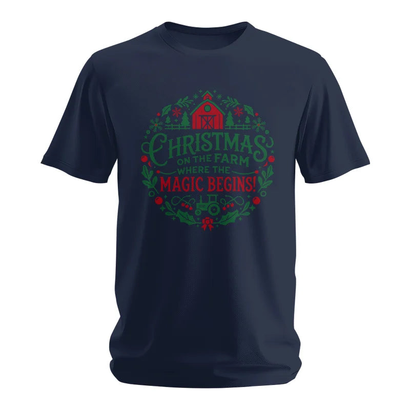 Christmas on the Farm Where the Magic Begins! 2 - Unisex Softstyle T-Shirt