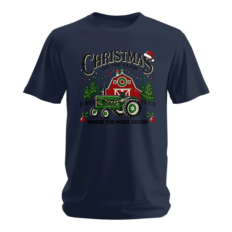 Christmas on the Farm Where the Magic Begins! 5 - Unisex Softstyle T-Shirt