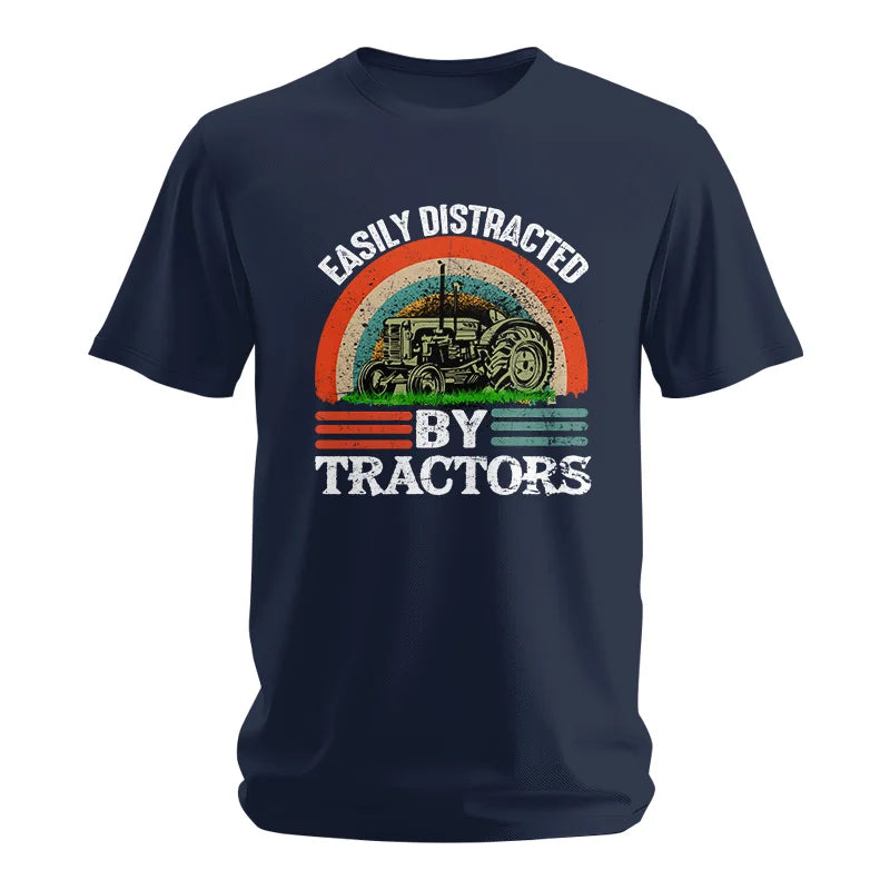 Easily Distracted By Tractors - Unisex Softstyle T-Shirt