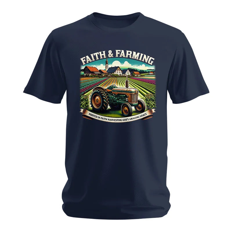 Faith And Farming 4 - Unisex Softstyle T-Shirt