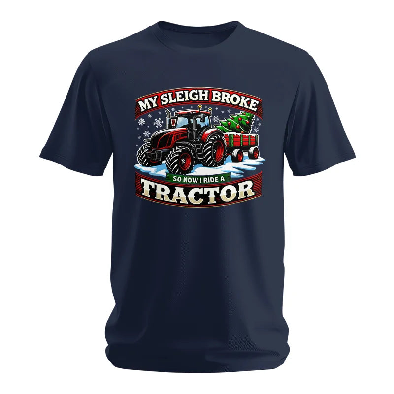 Image of My Sleigh Broke So Now I Ride A Tractor - Unisex Softstyle T-Shirt