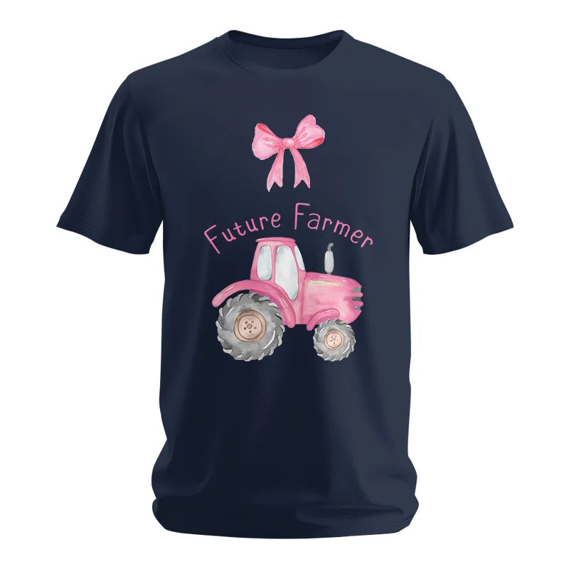 Pink Tractor For Future Farmer - Unisex Softstyle T-Shirt