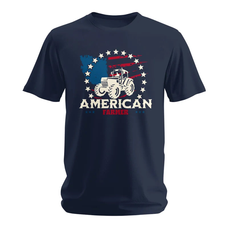 Proud To Be An American Farmer Citizen Veteran - Unisex Softstyle T-Shirt