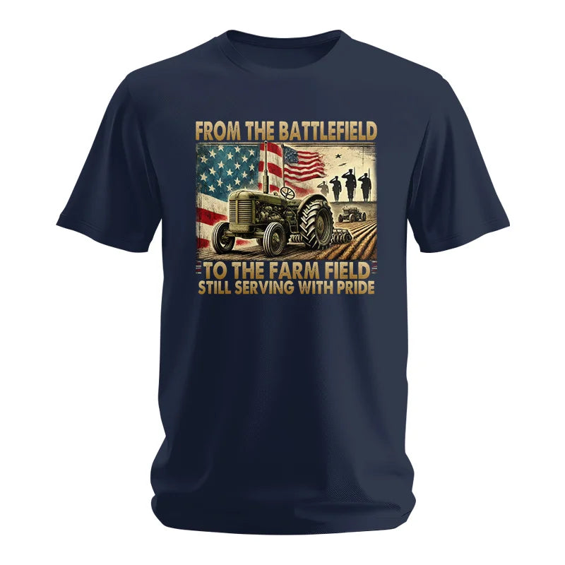 Veteran Farmer From The Battlefield To The Farm Field 1 - Unisex Softstyle T-Shirt