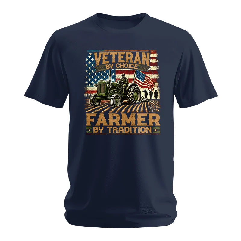 Image of Veteran Farmer Veteran By Choice_Farmer By Tradition - Unisex Softstyle T-Shirt