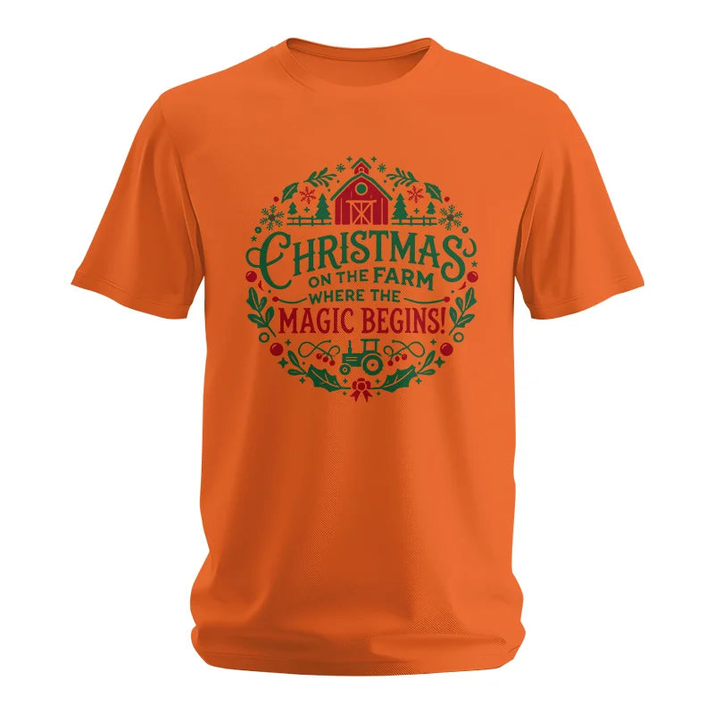 Christmas on the Farm Where the Magic Begins! 2 - Unisex Softstyle T-Shirt