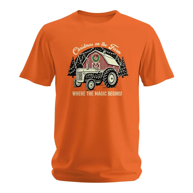 Christmas on the Farm Where the Magic Begins! 3 - Unisex Softstyle T-Shirt