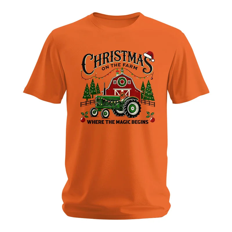 Christmas on the Farm Where the Magic Begins! 5 - Unisex Softstyle T-Shirt