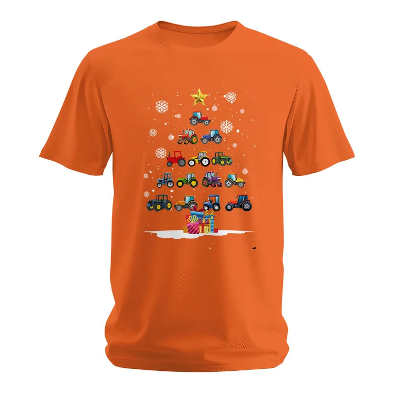 Christmas Tractor Tree - Unisex Softstyle T-Shirt