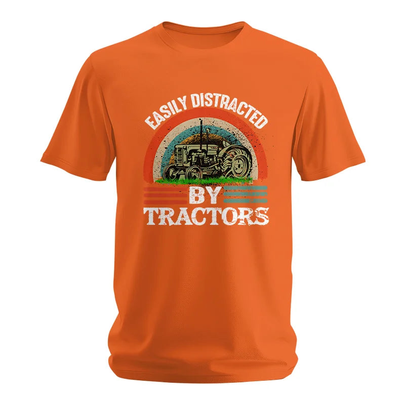 Image of Easily Distracted By Tractors - Unisex Softstyle T-Shirt